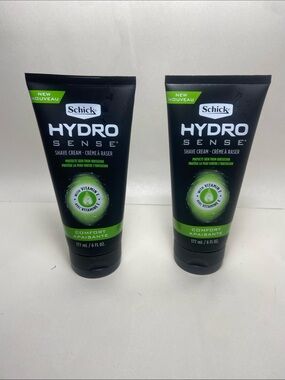 Schick Hydro Sense Shave Cream - Black & Green